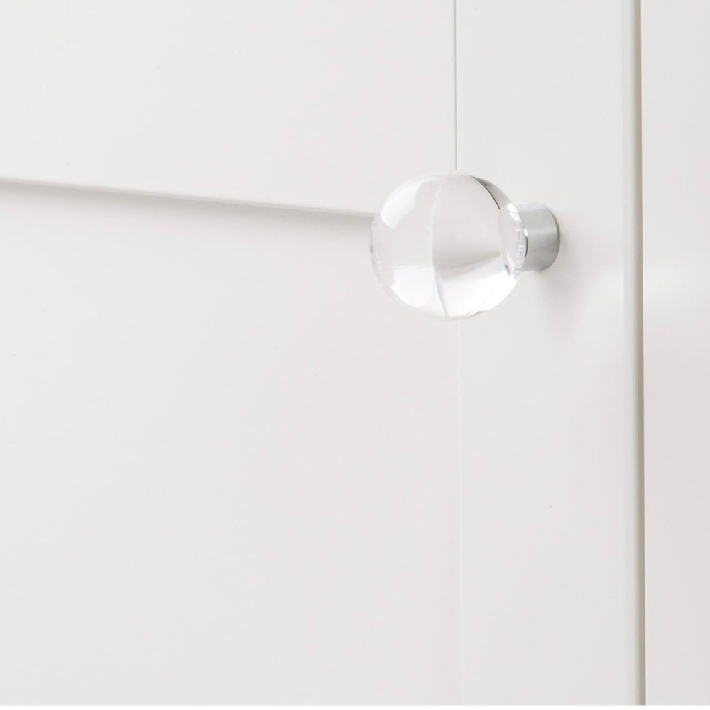 5 Hickory Hardware Midway Clear Knobs Pulls Handles
